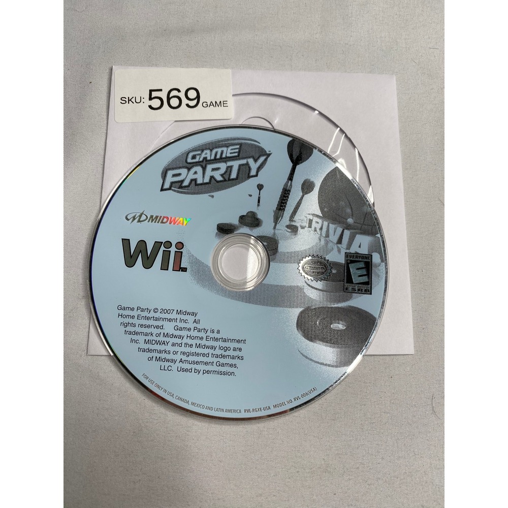Game Party Nintendo Wii